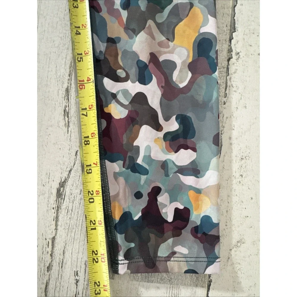 SPANX Booty‎ Boost Active Painted Camo Pink Multi Active Printed ⅞ Leggings